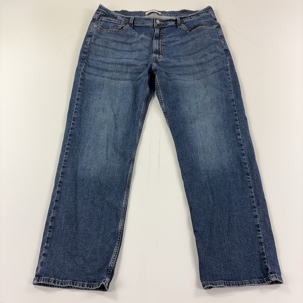 Signature by Levi Strauss Straight Fit Jeans Mens 40x32 Stretch Denim 58988-0024